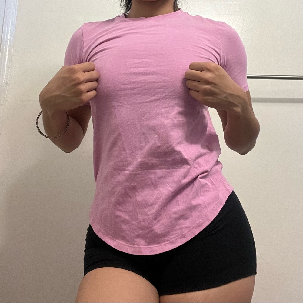lululemon athletica Pink T-Shirt